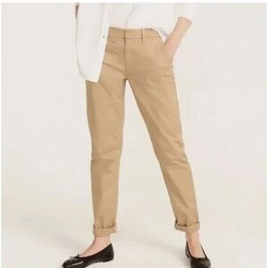 J. Crew Slim Boyfriend Chinos with Striped Waist Lining size 25